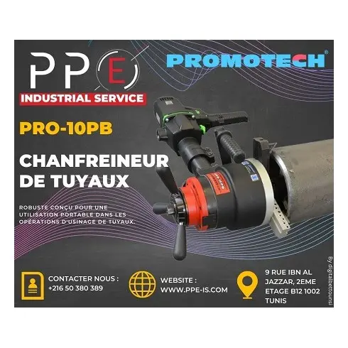 Chanfreineuse tube acier PRO-10 PB Tunisie Chanfreineuse tube acier PRO-10 PB Tunisie
